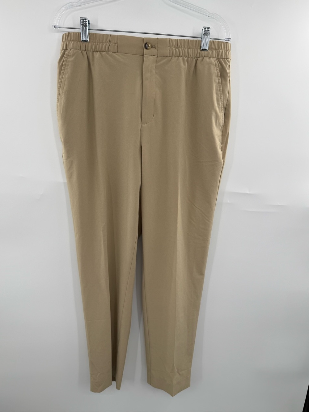 Banana Republic Factory Airstretch High Rise Tapered Pants Women’s Medium Tan
